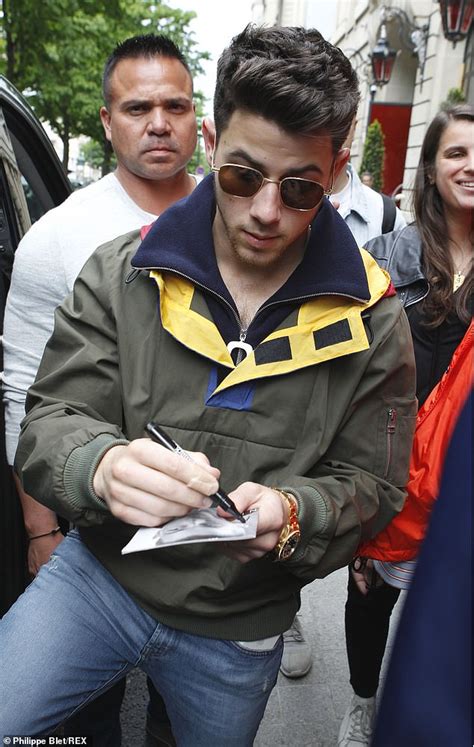 nick jonas burberry jacket|Nick Jonas hoodie.